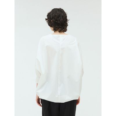 mizuiro ind(ミズイロインド)のボートネックコクーンプル