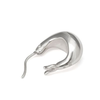 ASAMI FUJIKAWA シルバーフープピアス ASAMIFUJIKAWA(アサミフジカワ)の【SPURSHOP別注】シルバー