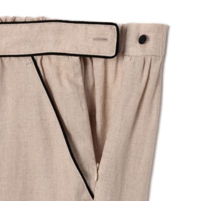 Pale Jute(ペール ジュート)のlinen piping pants通販 | 集英社HAPPY