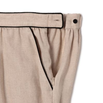 Pale Jute(ペール ジュート)のlinen piping pants通販 | 集英社HAPPY