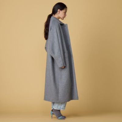 CINOH(チノ)のBEAVER CLOTH LONG COAT通販 | 集英社HAPPY PLUS STORE