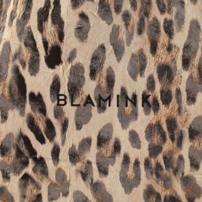 【新品】新作レオパードプリントトートバッグ　ブラミンク　トートバッグ 2025.6.23 BLAMINK 25AW New Collection レオパードプリント