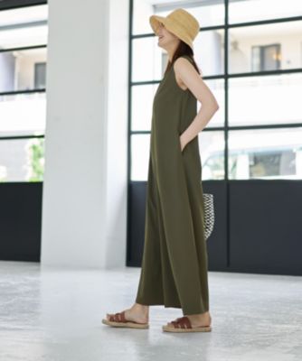 スタイルデリ　新作　さらさらツイル生地スタイリッシュサロペット STYLE DELI(スタイルデリ)のさらさらツイル生地スタイリッシュ