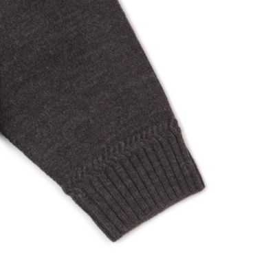 MUVEIL(ミュベール)のパールネックレス付きシャツニットプルオーバー