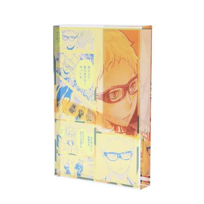 【期間限定値下げ】 月島蛍 アクリルブロック ハイキュー！！(ハイキュー！！)の『ハイキュー！！』アクリルブロック