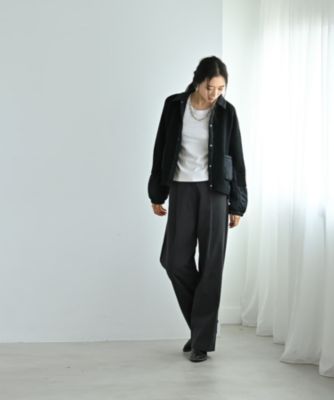 STYLE DELI(スタイルデリ)の【BLK001】ナイロン切り替えショート