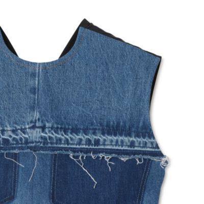 LITKOVSKA(リトコフスカ)のContrasting Denim Top with Adjustable Fit
