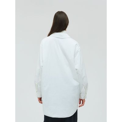 mizuiro ind(ミズイロインド)のワイドパディングシャツジャケット通販