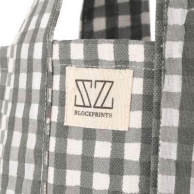 SZ BLOCKPRINTS(エスゼット ブロックプリント)のMini Maine Tote in