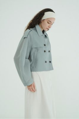 CLANE(クラネ)のSHEER SHORT TRENCH JACKET通販 | 集英社HAPPY PLUS STORE