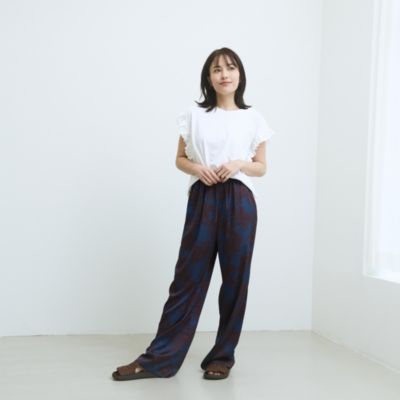 MY WEAKNESS(マイ ウィークネス)の【洗える】Sigrid Leaf Pants