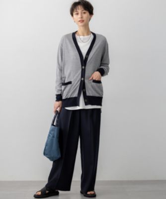 23区(ニジュウサンク)の【洗える】サステナブルウール Vネック バイ