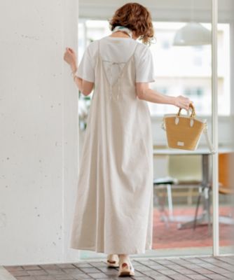 23区 L(ニジュウサンク エル)の【洗える】リネンレーヨンストレッチ