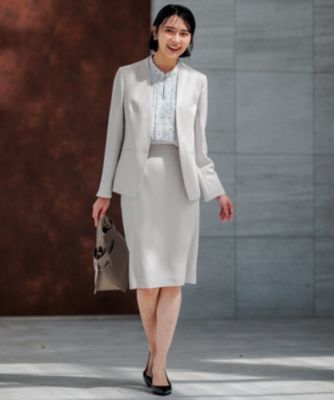 22年✨ANAYI ドライツイルピークドジャケット 23区(ニジュウサンク)の【セットアップ対応/洗える】ドライツイル ノー