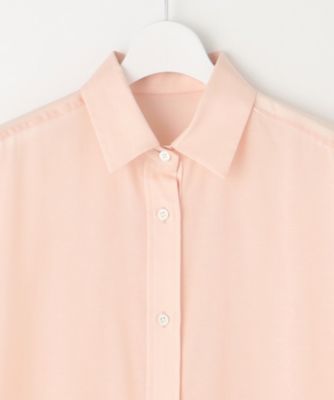 【りんご】自由区　24ss 洗える テンセルリネンシャツワンピース りんご様専用】自由区 24ss 洗える テンセルリネンシャツ