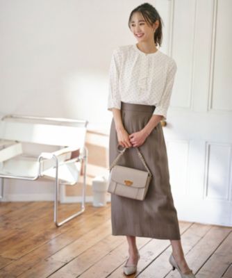 ANY SIS(エニィスィス)の【洗える】ソフトグリッターペンシル スカート