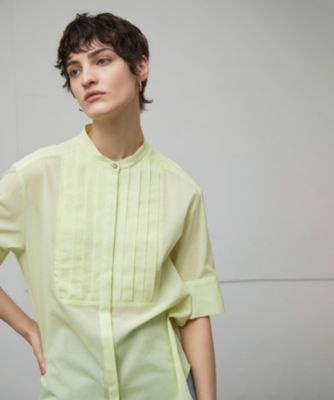 BEIGE, ベイジ 【洗える】BAC バンドカラーブラウス 　36号 BEIGE，(ベイジ)の【洗える】BAC / バンドカラーブラウス通販