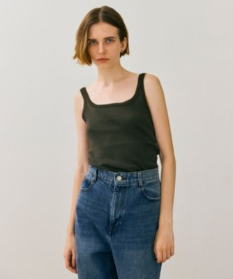 BEIGE，(ベイジ)の【BEIGE、ecru/WEB限定・洗える】RIB TOPS