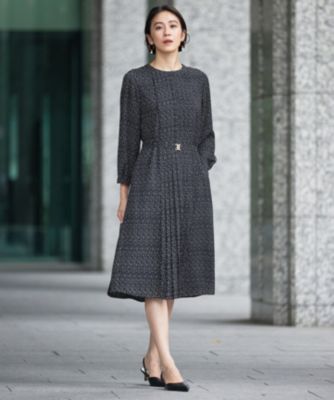 自由区(ジユウク)の【洗える】ライトサテン ワンピース通販