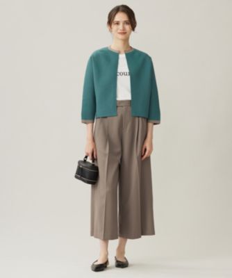 自由区(ジユウク)の【洗える】ポリエステルホールガーメントボレロ