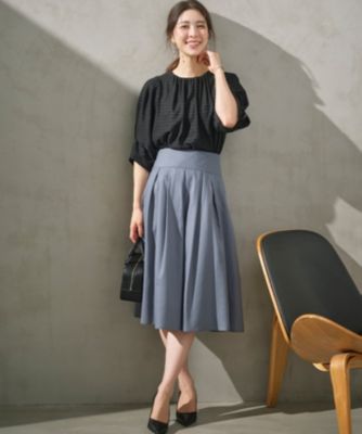 組曲(クミキョク)のタックフレアカラースカート通販 | 集英社HAPPY