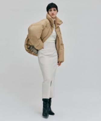 BEIGE，LACAN / ドロスト付きショートダウン BEIGE，LACAN / ドロスト付きショートダウン