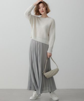 23区(ニジュウサンク)の【洗える】スパングル ドルマンスリーブ ニット