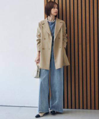 自由区　春物レディーストレンチコート トロトレンチロング丈 コート / 自由区 | ファッション通販