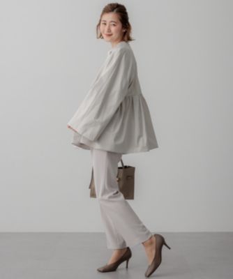 223* 新品 今季 23区 VERYコラボ グロッシーツイル アウター 38 VERYコラボ/撥水加工】グロッシーツイル アウター / 23区 L