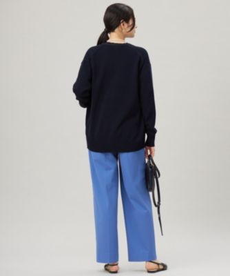 極美品 自由区 25SS カタログ掲載 洗える エンブレムニット カーディガン 自由区｜【カタログ掲載・洗える】エンブレムニット カーディガン