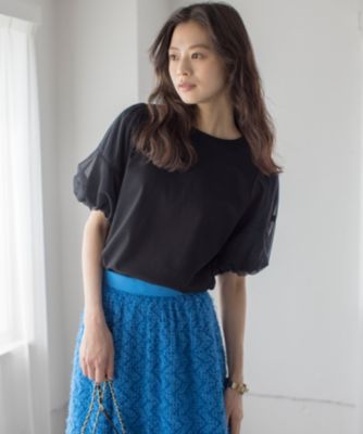 組曲 L(クミキョク エル)の【WEB限定】チュールポンチドッキング T