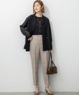 23区(ニジュウサンク)の【洗える】シアー ダブルブレスト ニット