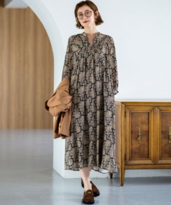 23区(ニジュウサンク)の【洗える】Ratti ヴィンテージペイズリー