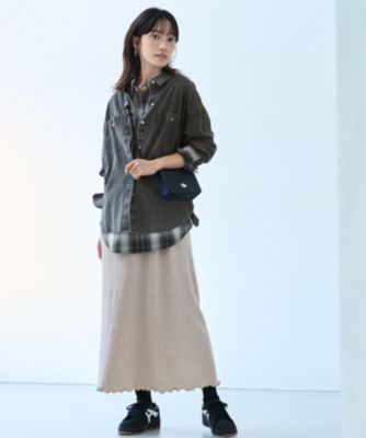 ANY(エニィ)のオーバーデニムシャツ通販 | 集英社HAPPY PLUS STORE