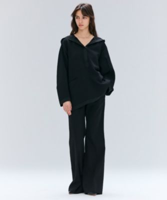 ベイジBEIGEフレアパンツ2 BEIGE，(ベイジ)の【洗える】DELANO / ハイストレッチフレア