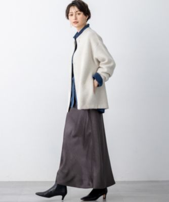 23区(ニジュウサンク)の【見上愛さん着用】ラクーンブレンドダブル