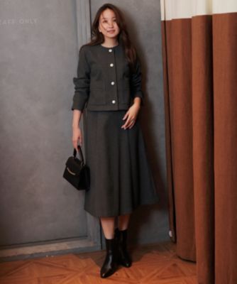 ANY SIS(エニィスィス)の【2SET】ジャケット × フレアスカート セット