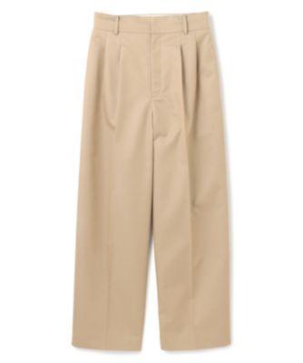 uncrave(アンクレイヴ)のチノギャバジン ベーシックトラウザー通販