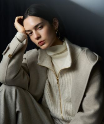 rough＆swell ニット　ブルゾン　ジャケット　ダブルジップ ダブルジップニットブルゾン - ベルーナ【公式】