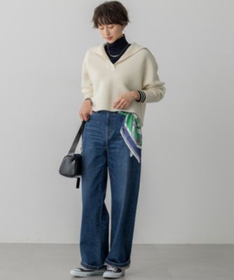 23区(ニジュウサンク)の【洗える】ウールカシミヤチャンキー