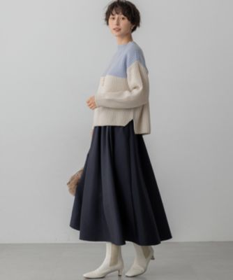 23区 L(ニジュウサンク エル)の【洗える】ウールカシミヤ カラー