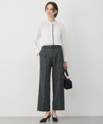 ICB L(アイシービー エル)のミックスブッチャー ワイドパンツ通販