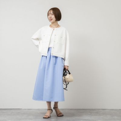 ノーリーズ　新作ウォッシャブルエアボールクルーネックブルゾン NOLLEY'S(ノーリーズ)のウォッシャブルエアボールクルーネック