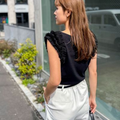 「NOLLEY'S」 ノースリーブニット 38 ブラック レディース NOLLEY'S 「NOLLEY'S」 長袖ニット 38 ブラック レディース
