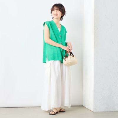 NOLLEY'S(ノーリーズ)の《手洗い可能》ドライタッチ肩タック