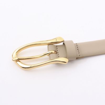 NOLLEY'S ♡ボリュームバックル レザーベルト ベージュ NOLLEY'S ♡ボリュームバックル レザーベルト ベージュ NOLLEY'S