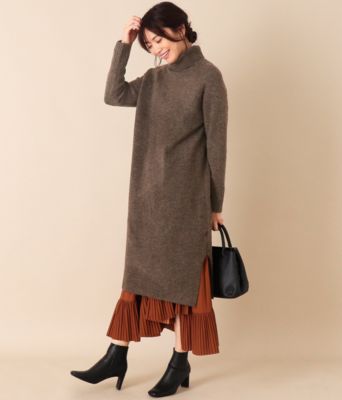 Auli アウリィ のタートルネックニットワンピース通販 集英社happy Plus Store