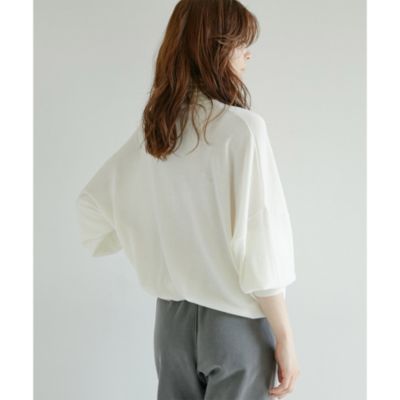 Whim Gazette(ウィム ガゼット)の天竺タートルニットプル