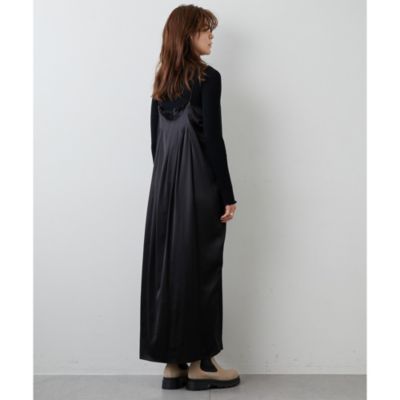 新品未使用　Whim Gazette　コットンシフォンノースリーブコンビネゾン 値下げ》Whim Gazette コットンシフォンノースリーブコンビネゾン