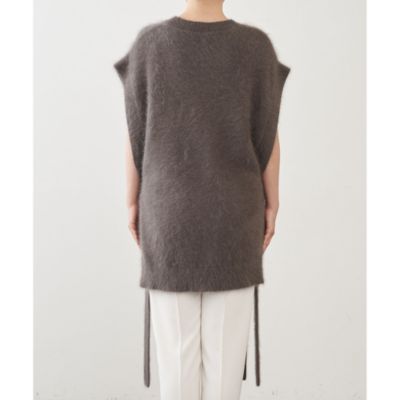 Whim Gazette(ウィム ガゼット)の【THE PAUSE】ファーニットベスト通販
